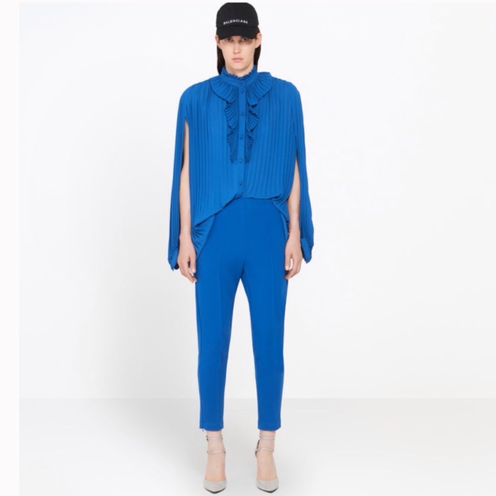 COPY - Balenciaga blue Cyan blouse